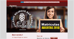 Desktop Screenshot of colegiobilinguesangabriel.com